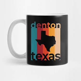 Denton Texas Retro Mug